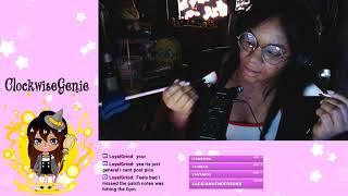 Live ASMR stream August 29 2018 (Spongest and soft whispering)