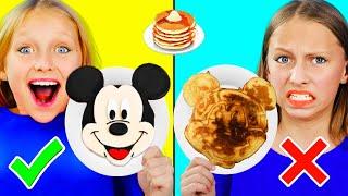 Рисуем блинами челлендж ! Pancake Art Challenge