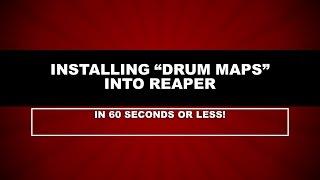 How to install Reaper Drum Maps (MIDI Note Name files)