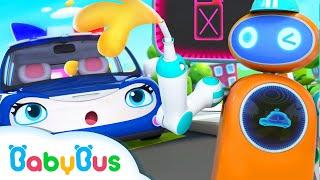 Robotul de la benzinărie | BabyBus în română | Cântece și Desene animate pentru copii