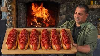 Wilderness Chili Dogs – Cooked Over Fire with Real Beef Sausage!