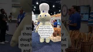 You think he’ll still want to be friends if we try to eat him?  #pillsbury #bakerylife  #shorts