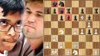 In a League of Hiss Own! || Carlsen vs Praggnanandhaa || Tata Steel Chess India (2024)