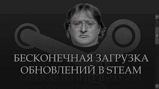 Бесконечная загрузка обновления в Стиме? А может повреждены файлы?