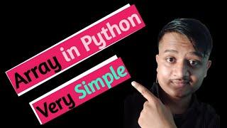 Array in Python Very Simple️|| Python for Beginners || PythonEpoint Tutorial