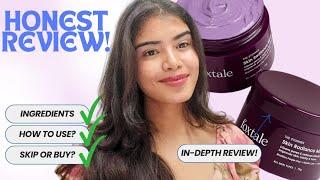 FOXTALE RADIANCE PURPLE CLAY MASK REVIEW | HONEST REVIEW #foxtaleskin #foxtalefacemask #claymask