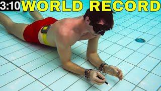 Most handcuff escapes underwater on one breath - World Record