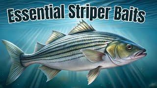 Essential Striper Baits! The one's you need.