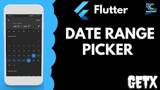 Date Range Picker in Flutter using GetX || Flutter || GetX