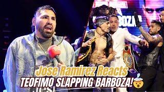 Jose Ramirez REACTS to Teofimo Lopez Slapping Arnold Barboza & PREVIEWS His Devin Haney Showdown!