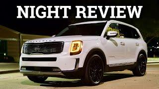 2021 Kia Telluride Night Review | LEDs, Mood Lights & POV Drive