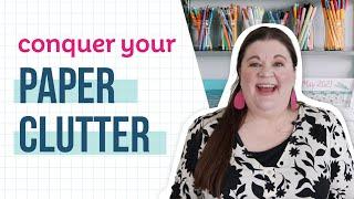 How I Finally Organized My Papers with a Paper Management System That Lasts! NO more paper piles!