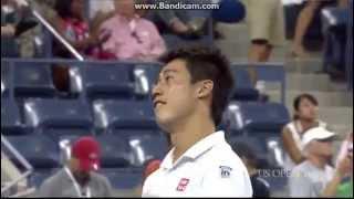 Kei Nishikori vs Stanislas Wawrinka US Open 2014 QF Highlights (HD)