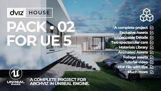 DVIZ HOUSE PACK 02 for UNREAL ENGINE 5 - This pack is BEAUTIFUL