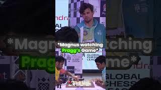 Magnus SMILES at Pragg’s Game  #magnuscarlsen #praggnanandhaa