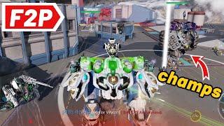 War Robots Free to Play Hangar - Domination Gameplay (No Commentary) WR F2P