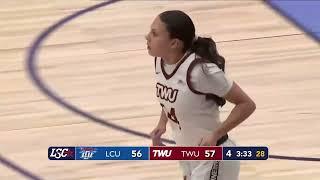 Lubbock Christian vs Texas Woman's - Women's | LSC Highlights