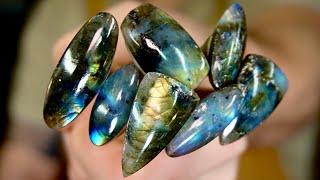 Making Flashy Gemstone Cabochons | Labradorite