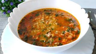 Do you have a glass of bulgur? Very tasty bulgur soup