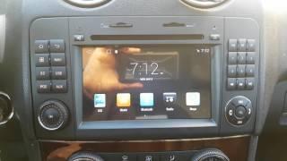 Installation OEM fit Navigation and Backup Camera Mercedes ML350 ML320