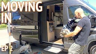 Moving Into Our Tiny Home on Wheels | Camper Van Life S1:E2