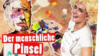 VERLOSUNG BEENDET: Marc als menschlicher Pinsel: Kunst-Strafe nach Bob Ross || Das schaffst du nie!