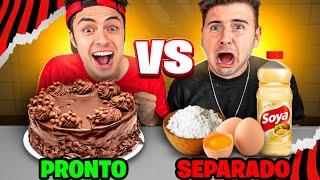 COMIDA PRONTA VS INGREDIENTES SEPARADOS! - Desafio