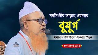 নরসিংদী হুজুরের দামী দামী কথাগুলো আল্লাহ্‌ ওয়ালা লোক নতুন বয়ান | Bangla new waz 024