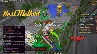 Tier 4 Sven Boss Battle! Best Method to Kill! -- Hypixel Skyblock