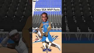 Craziest Facts about Shai Gilgeous-Alexander winning MVP: #nba