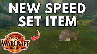 NEW! MUST HAVE Speed Set Item For WOW The War Within