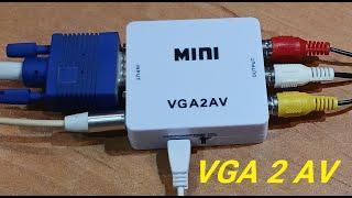 VGA To AV RCA Converter Introduction