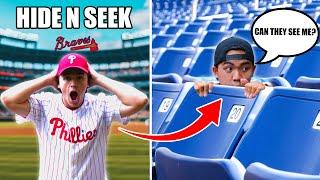 We Played Extreme HIDE & SEEK in an MLB STADIUM!