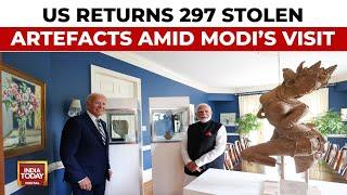 Explained: The Significances Of The US Returning Smuggled Indian Artefacts During PM Modi's Visit