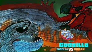 Dc Superhero Girls Meets Godzilla: Godzilla Vs Rodan