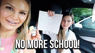 MY DAUGHTER'S LAST DAY OF SCHOOL! | MOM OF 4 | ANNA SACCONE