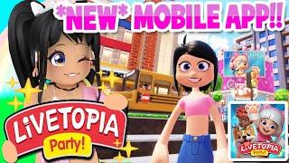 *NEW MOBILE APP* LIVETOPIA: PARTY! FIRST TIME PLAYING! IOS & ANDROID