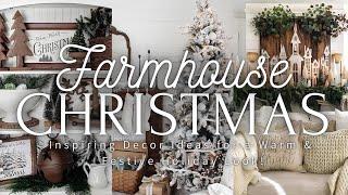 Create a Cozy Farmhouse Christmas: Inspiring Decor Ideas for a Warm & Festive Holiday Look! 