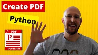 Create PDF with Python | Part 1