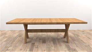 How to Make Dining table in SketchUp