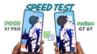 SHOCKING Result  POCO X7 Pro vs Realme GT 6T | Speed Test