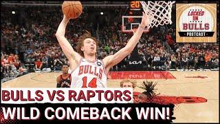 BULLS POSTCAST: The Chicago Bulls just pulled off a WILD comeback victory against the Raptors!