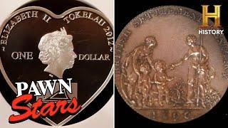 Pawn Stars Do America: Two MEGA RARE Coins Worth Thousands (Season 2)