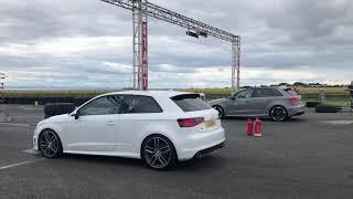 Audi S3 Revo Stage 3+ vs Audi RS3 Crail Raceway July 2019