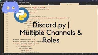 Discord.py | How to Create or Delete Multiple Roles, Channels or Emojis in One Command