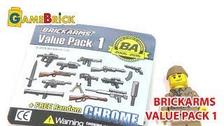 ЛЕГО оружие BRICKARMS Value Pack 1 обзор [музей GameBrick]