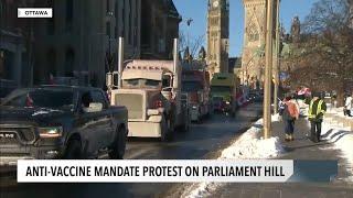 Protest in Ottawa against vaccine mandate – January 29, 2022
