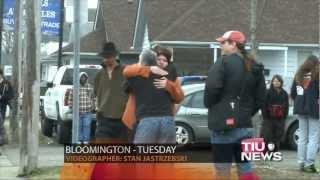 Bloomington Homeless March In Protest Of Jaywalking Tickets