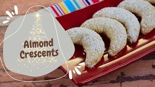 Almond Crescent Cookies -- The Frugal Chef