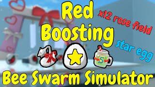 Star Egg Donation! Red Hive Boosting in Bee Swarm Simulator (shock*)